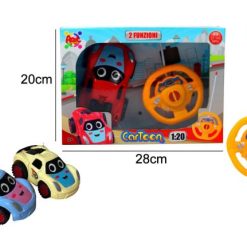 Auto Cartoon Con Radiocomando 2 Funzioni