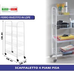 Scaffaletto 4 Piani Pisa