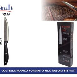 Coltello Manzo Forgiato Filo Rasoio Bistrot