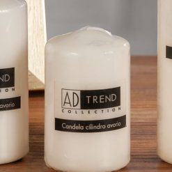 Candela Cilindro Avorio Cm.5X8H