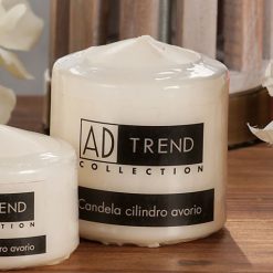 Candela Cilindro Avorio Cm.7X7,5H