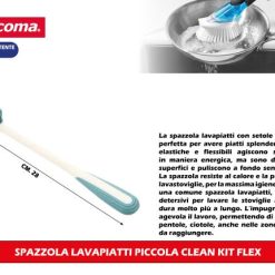 Spazzola Lavapiatti Piccola Clean Kit Flex