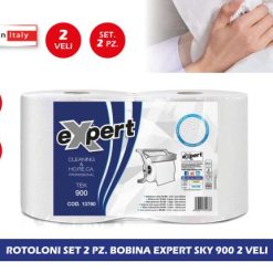 Rotoloni Set 2 Pz. Bobina Expert Sky 900 Kg.1,9 2 Veli