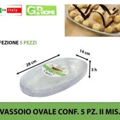 Vassoio Ovale Conf. 5 Pz. Ii Mis.