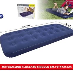 Materassino Floccato Singolo Cm.191X73X22H