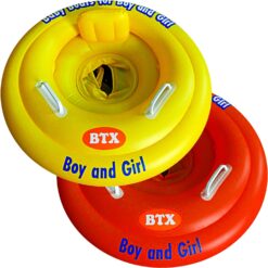 Ciambella Baby Float con Mutandina e Maniglie Ø70cm – Sicurezza e Comfort per Neonati, Colori Assortiti, Perfetta per Mare e Piscina, Adatta ai Bambini dai 3+ anni