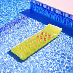 Materassino Gonfiabile 18 Buchi 168x66x25cm, Colorato e Confortevole
