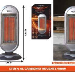 Stufa Al Carbonio Rovente 900W