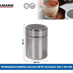 Spargizucchero/Cacao Rete Acciaio Cm.7,4X10H