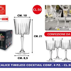 Calice Conf. 4 Pz. Cl.50 Timeless Cocktail (Copia)