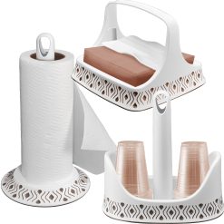 SET 3 PZ PORTAROT.+PORTATOVAGL.+PORTABICCH. TORTORA (Copia)