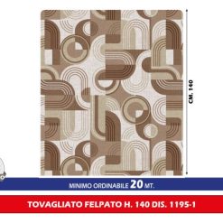 Tovagliato Felpato H.140 Dis. 1195-1