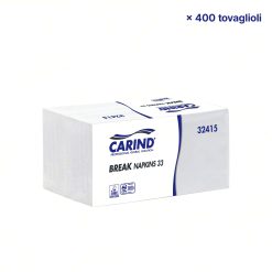 Fazzoletti Tovaglioli di Carta Monouso per la Tavola, 400 pezzi, Maxi Scorta, 33x33cm, Cellulosa, 1 Velo, Piega 1/4, 700 gr - immagine 2