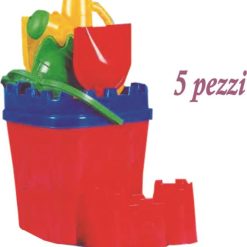 Secchiello Mare Castello Con 3 Form. 5 Pz.