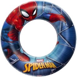Sicignano | Ciambella Gonfiabile Fantasia Spiderman Ø56cm – Design Supereroe, Perfetta per Bambini in Mare e Piscina, 3+ anni