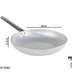 Padella Professionale Manico Inox Cm.36 - immagine 1