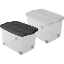 Storage Box 55L 60x40x36 Colori Assortiti Set 2pz - immagine 1