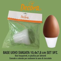 BASE UOVO SVASATA SET 5 PZ. CM.10,4X7,8h