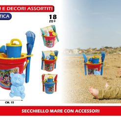 SECCHIELLO MARE CON ACCESSORI