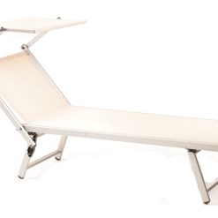 Lettino Alluminio Freak Ecru'