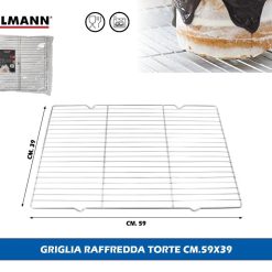 GRIGLIA RAFFREDDA TORTE CM.59X39