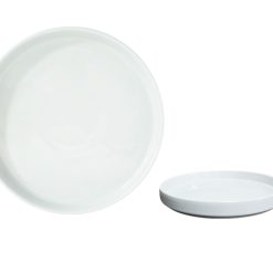 Piatto Oslo Piano Cm.28 Bianco