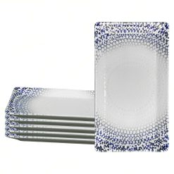 SET 6 - Piatto Kimy Rett.Re Cm.26X15 Alchimia Blu (Copia) (Copia)