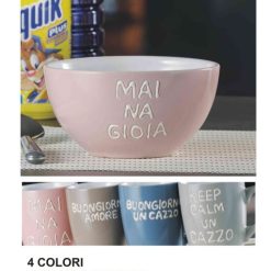 Ciotola Ceramica Cm.14X8H 4 Dec. Ass.