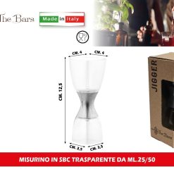 MISURINO IN SBC TRASPARENTE DA ML.25/50