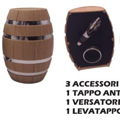 SET SOMMELIER 3 ACCESSORI IN COFANETTO CM.10X14h