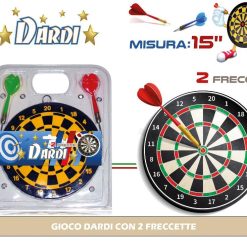 GIOCO DARDI CON 2 FRECCETTE
