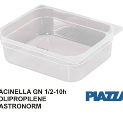 BACINELLA GASTRONORM GN 1/2 POLIPROPIL. H 10 C