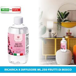 RICARICA X DIFFUSORE ML.250 FRUTTI DI BOSCO