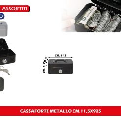 CASSAFORTE METALLO CM.11,5X9X5