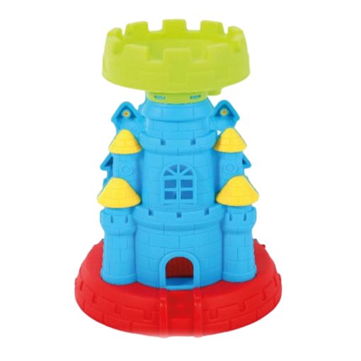 Castello da Spiaggia per Bambini con Paletta e Rastrello – Giocattolo Estate Ø18x23h cm in Plastica – Colori Assortiti per Castelli di Sabbia Castello da Spiaggia per Bambini con Paletta e Rastrello – Giocattolo Estate Ø18x23h cm in Plastica – Colori Assortiti per Castelli di Sabbia