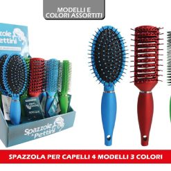 SPAZZOLA PER CAPELLI 4 MODELLI 3 COLORI