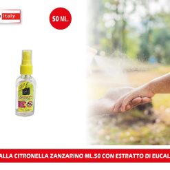 SPRAY ALLA CITRONELLA ZANZARINO ML.50 CON ESTRATTO DI EUCALIPTOLO