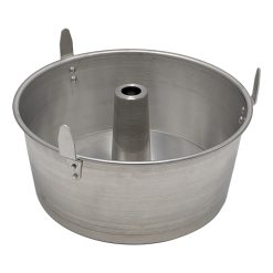 Set 2 Ruoto Americano Ø24 con Piedi Stampo in Alluminio per Ciambellone Chiffon Cake Angel Food Made in Italy (Copia)