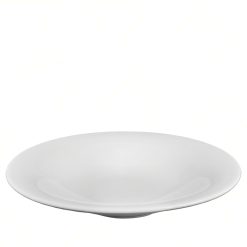 Piatto Fondo Porcellana Bianco Rotondo cm 26 Napoli Pasta B-Bowl per Primi Piatti, Resistente, Lavabile in Lavastoviglie, Adatto per Microonde, Made in Italy - immagine 2