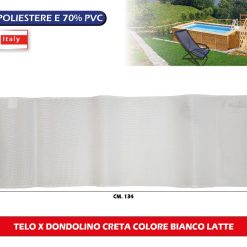 TELO X DONDOLINO CRETA COLORE BIANCO LATTE