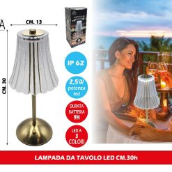 LAMPADA DA TAVOLO LED CM.30h