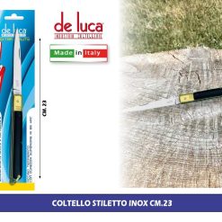 COLTELLO STILETTO INOX CM.23