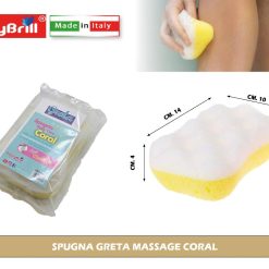 SPUGNA GRETA MASSAGE CORAL