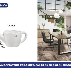 ANNAFFIATOIO CERAMICA CM.18,8X10,5X8,8h BIANCO