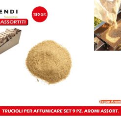 TRUCIOLI PER AFFUMICARE SET 9 PZ. AROMI ASSORT.
