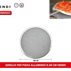 GRIGLIA PER PIZZA ALLUMINIO D.30 CM HENDI