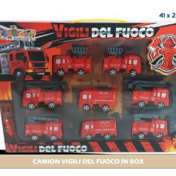 CAMION VIGILI DEL FUOCO IN BOX