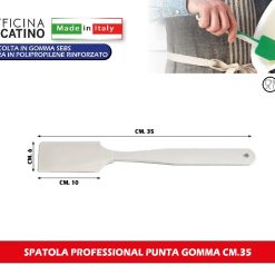 SPATOLA PROFESSIONAL PUNTA GOMMA CM.35