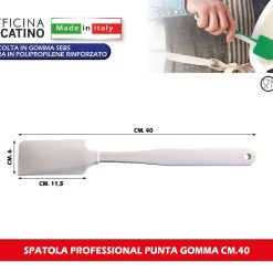 SPATOLA PROFESSIONAL PUNTA GOMMA CM.40