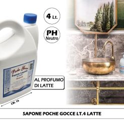 Sapone Poche Gocce 4L Latte